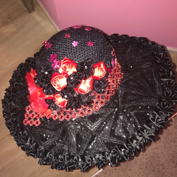 Fancy custom made hat.